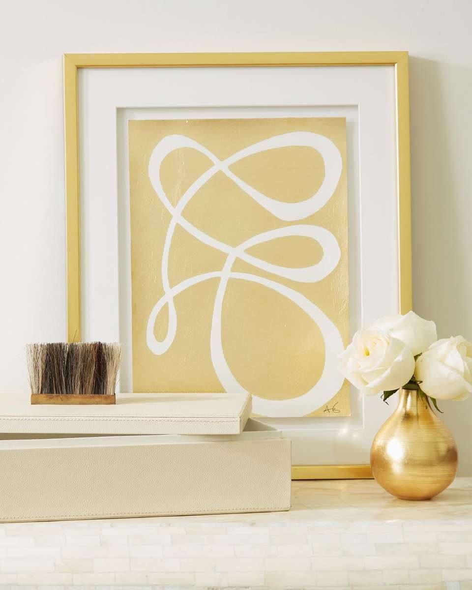 Gold Freeform Art - 5